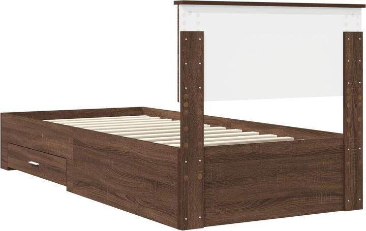 Actual product image vidaXL Modernes Bett (90 x 190 cm)