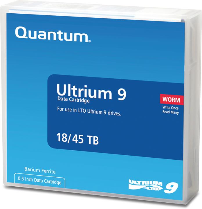 Actual product image Quantum LTO ultrium 9 WORM Prelabeled Media Cartridge only orderable in a pack of 20 (LTO, 18000 GB)