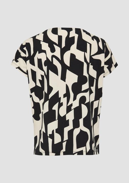 Image du produit S.Oliver T-Shirt Elastisches T-Shirt aus Viskosestretch im Relaxed Fit (38)