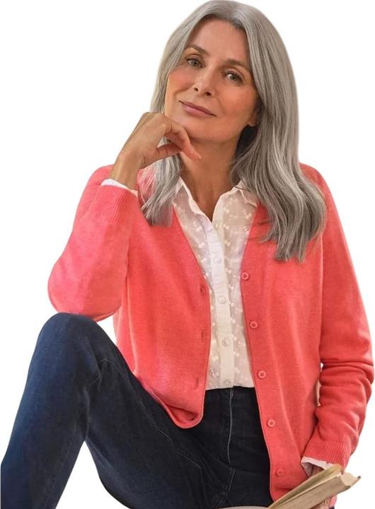 Produktbild Woolovers Strickjacke VAusschnitt Kaschmir Klassisch (S)