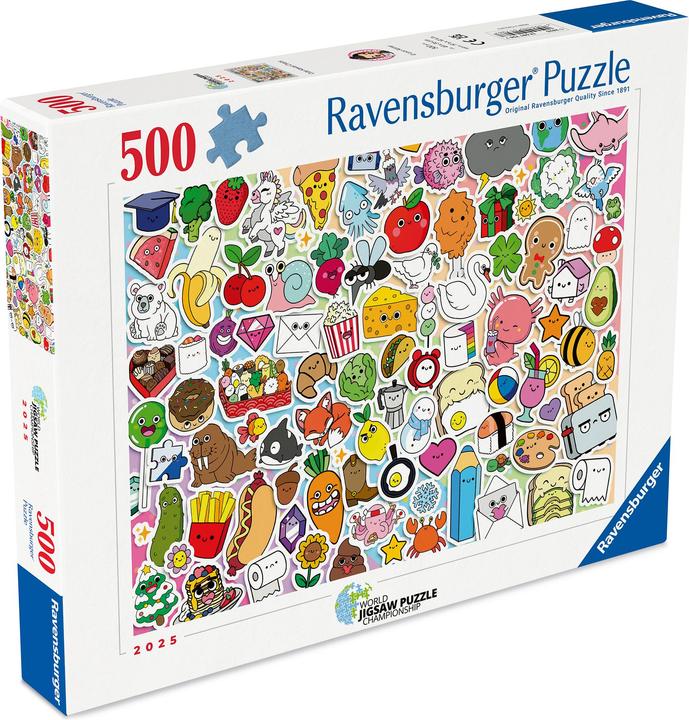 Image du produit Ravensburger Stickers kawaii (500 pièces)