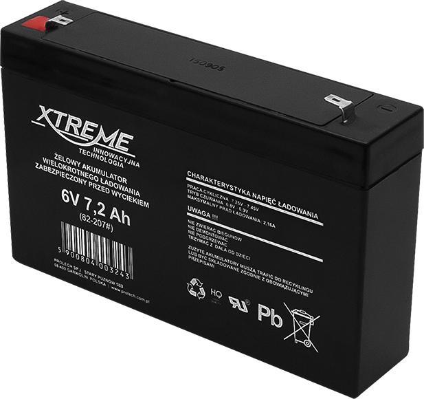Produktbild Xtreme Lead acid battery 6V 7.2Ah