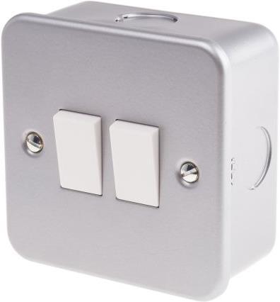 Image du produit RS PRO Metalclad 2 way double switch 6A
