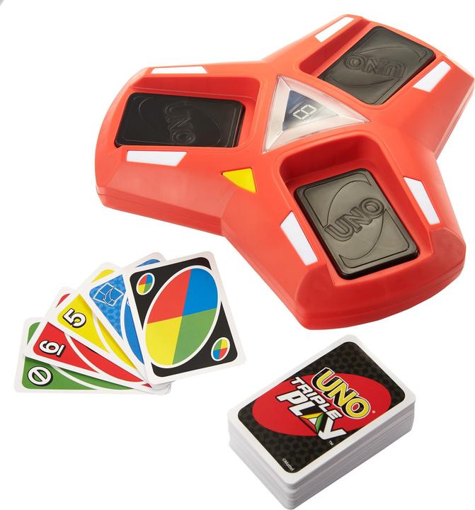 Produktbild Mattel Games Uno Triple Play (2 - 6 Spieler)