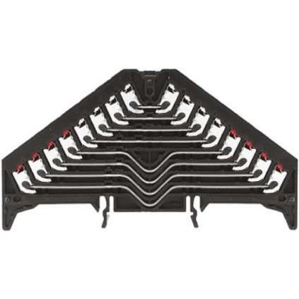 Weidmüller Marshalling term PRV blk/wht-red 35X7.5, Elektronikzubehör + Gehäuse, Schwarz