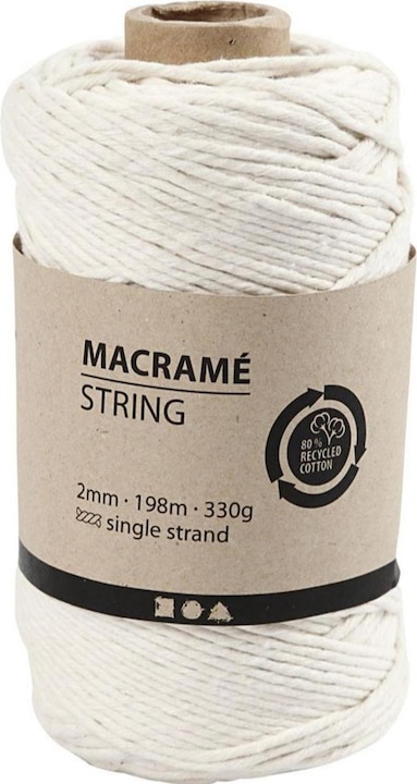 Produktbild Creativ Company Macramé-Kordel (198 m)