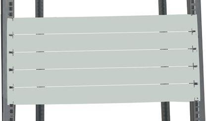 Produktbild RS PRO Steel 2U Blanking panel 19", RAL7035
