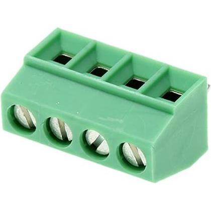 Phoenix Contact PCB terminal block, 3.5mm pitch, 4 way, Cavo + Spina elettrica, Verde