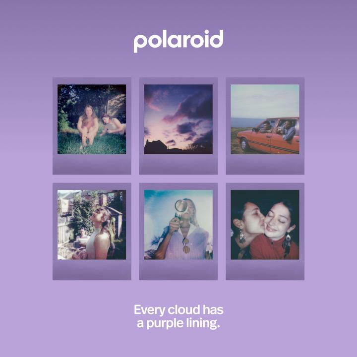 Actual product image Polaroid Color Film Go Purple Haze Frame Double Pack (Polaroid Go)