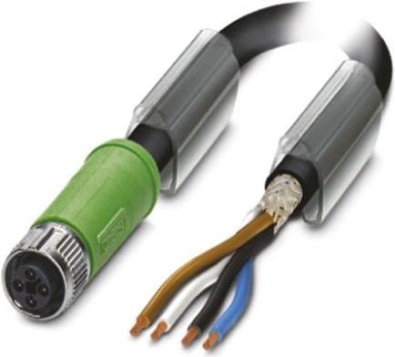 Produktbild Phoenix Contact M12 SAC cable,shielded,T-encoded, 4-pos.
