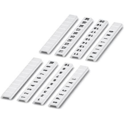 Phoenix Contact, Zange, White Zack Marker Strip (300 mm)