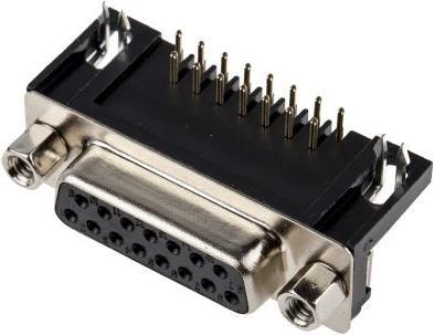 Produktbild RS PRO 15way right angle ground socket