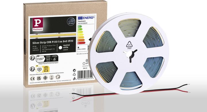 Productafbeelding Paulmann PAUL LED stripverlichting (Neutraal wit, 500 cm, Interieur)