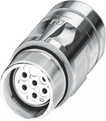 Produktbild Phoenix Contact Coupling connector,M23, 8+1 W, Socket