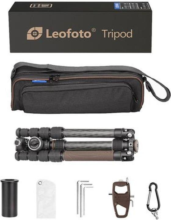Produktbild Leofoto Urban Carbon Fotostatief LX225CT + XB32Q balhoofd (Carbon)