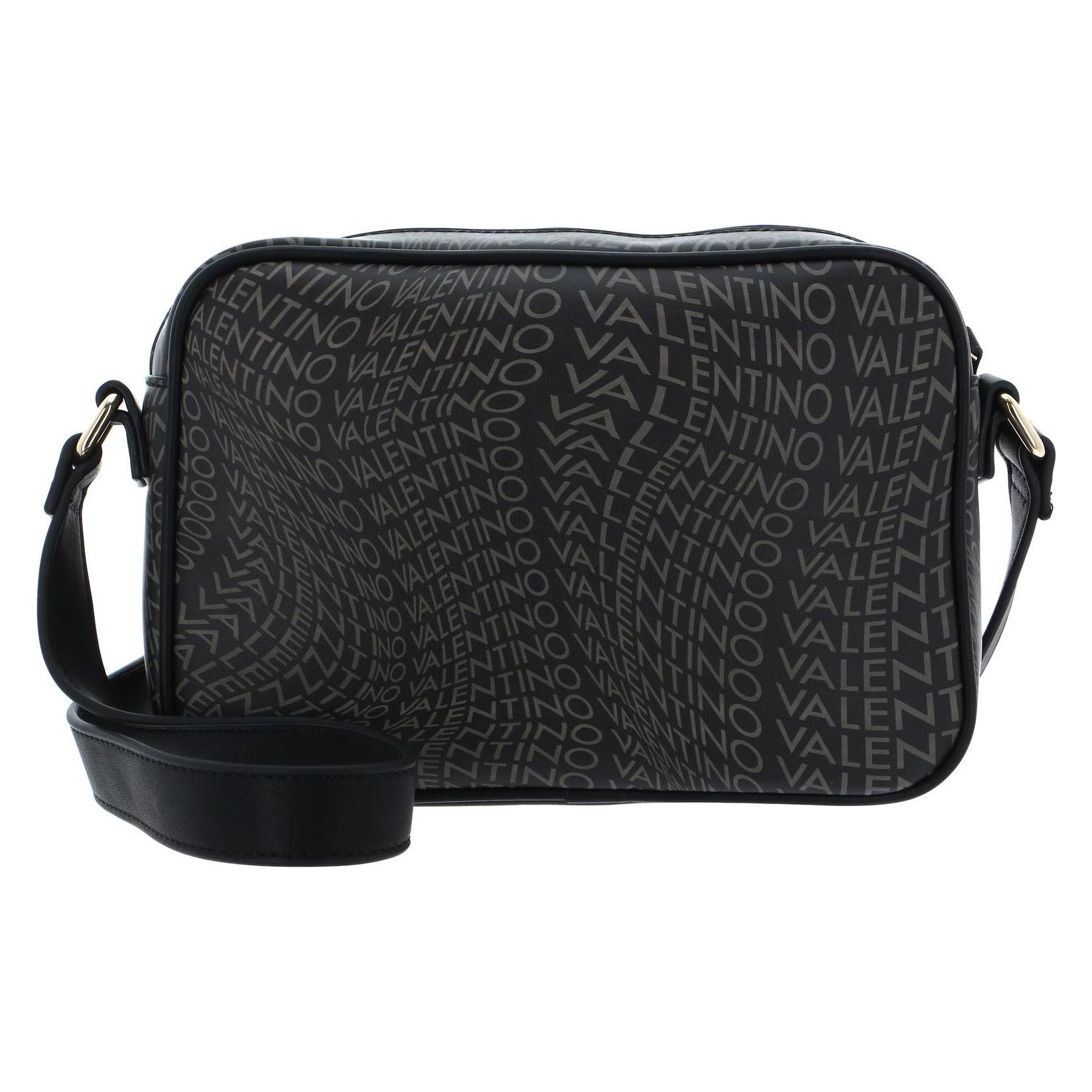 Valentino, Damen, Handtasche, Tascapane Samosa Crossbody Bag, Grau, Schwarz