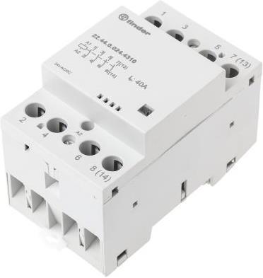 Actual product image Finder Modular contactor 40A, 4 NO, 24vac/dc