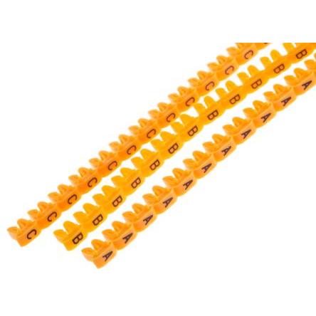 Rs Pro, Kabelverbindung Zubehör, Clip on Nylon 66 Cable Marker Pk Mixed
