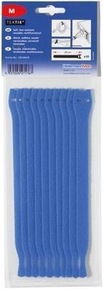 Produktbild HellermannTyton Hook and Loop Textie 1000x125 PA/PP blue (Klettkabelbinder, 1000 mm, 1 Stk.)