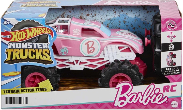 Actual product image Hot Wheels HW R/C MT 1:24 Barbie