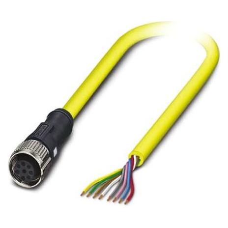 Phoenix Contact M128W.105 PVCSkt.str.-Open end10m, Elektronikkabel + Stecker, Gelb