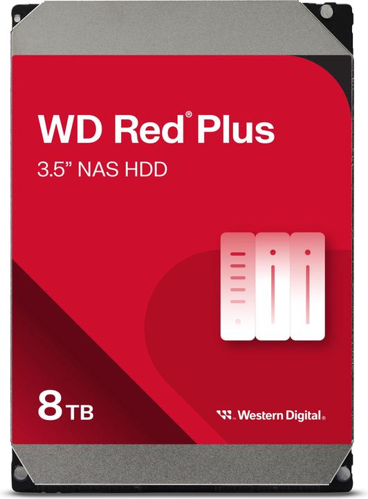 Image du produit WD Red Plus (8 To, 3.5", CMR)