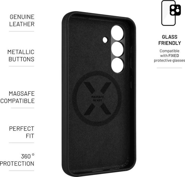 Immagine prodotto Fixed MagLeather per Samsung Galaxy S25, nero (Samsung Galaxy S25)