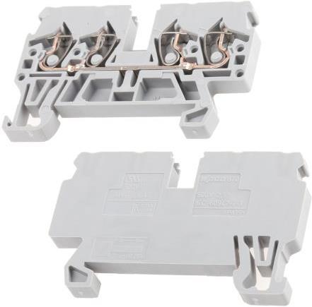 Produktbild Wago Terminal 4 conductor block 2.5mm grey-NO