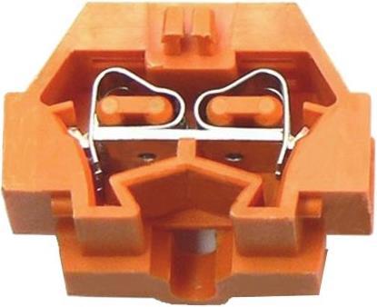 Produktbild Wago Terminal 4P Spring, Orange NO