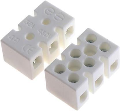 Produktbild RS PRO CERAMIC TERMINAL BLOCKS, 4 MM2,3 POLES