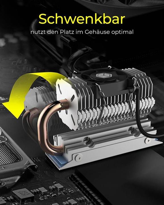 Actual product image Icy Box Kühlkörper IcyBox SSD M.2 schwengbar