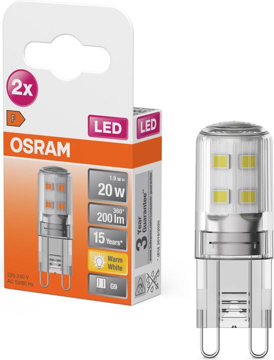 Produktbild Osram Led Pin (G9, 1.90 W, 200 lm, 2 x, F)