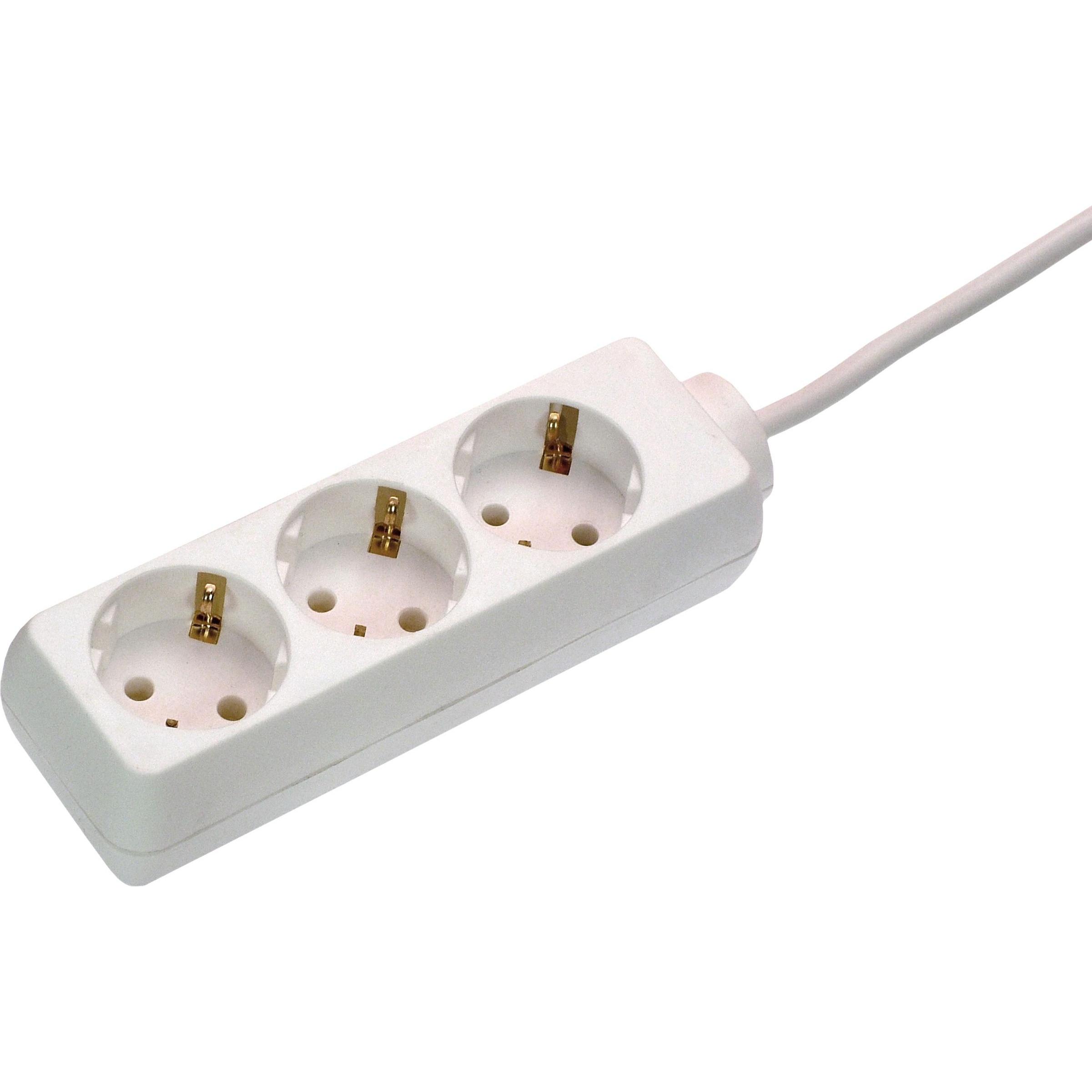 As - Schwabe, Steckdosenleiste, Steckdosenleiste (3 x, CEE 7/3, 3 m)