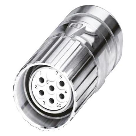 Phoenix Contact Cable connector,M23, 8+1 Way, Socket, Elektronikkabel + Stecker