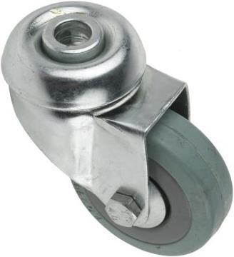Produktbild RS PRO Swivel Castor, 50mm Grey Rubber Tyre