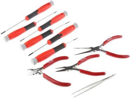 Actual product image RS PRO 10pc Precision Plier and Screwdriver Set