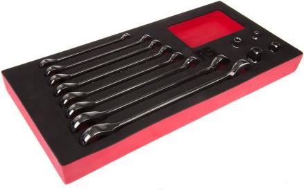 Produktbild RS PRO 12pc Ratcheting Combination Wrench Set (19 mm, 12 mm, 9 mm, 18 mm, 17 mm, 13 mm, 14 mm, 10  mm, 16 mm, 8 mm, 11 mm, 15 mm)