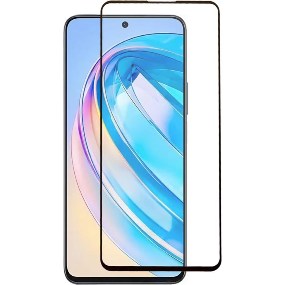 Thumbnail - Screenguard Honor X8a Full Screen Panzerglas Schutzfolie 2.5D 9H (1 Stück, Honor X8a), Smartphone Schutzfolie, Schwarz