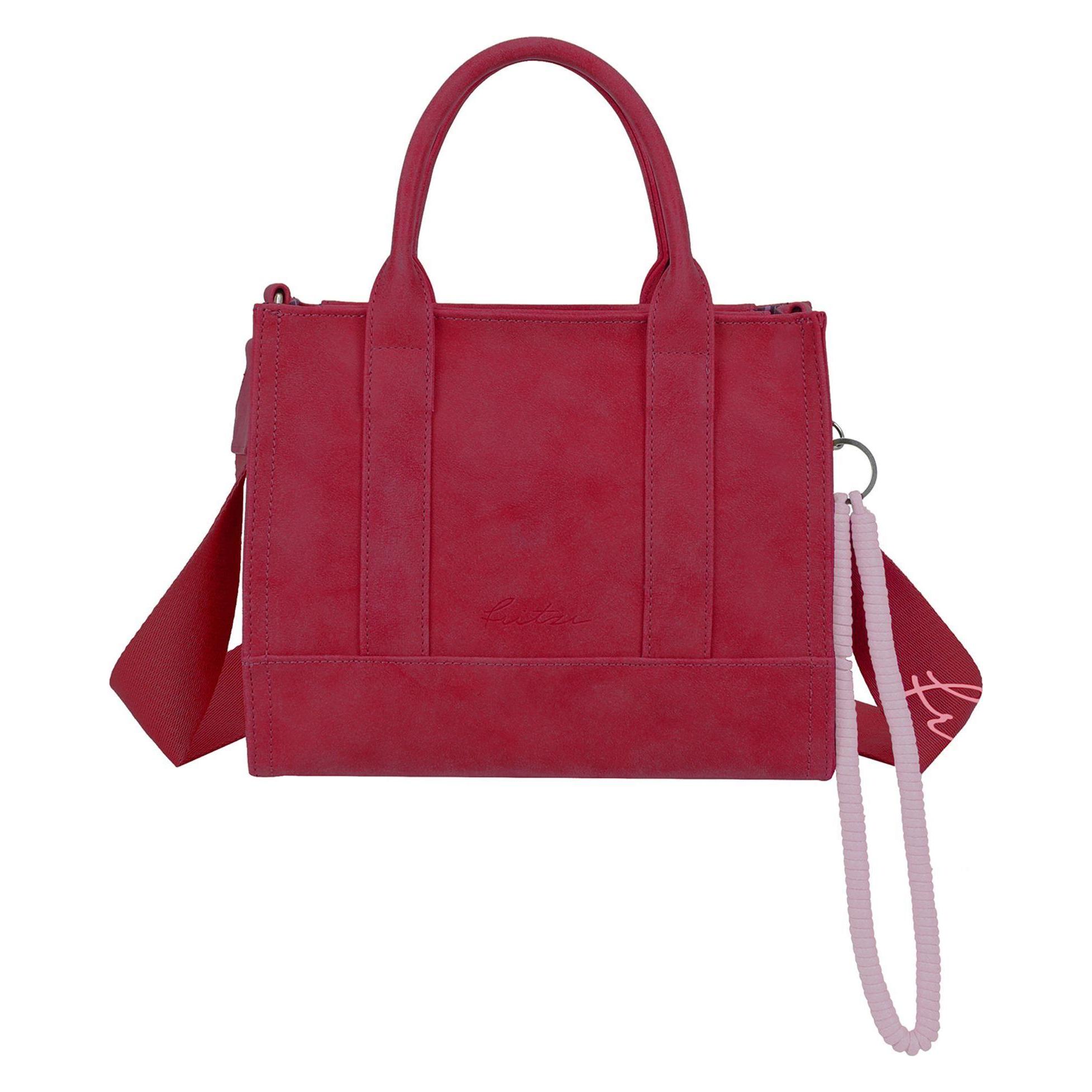 Fritzi Aus Preußen, Damen, Handtasche, Fritzi SquareN Vintage Crossbody Bag, Rot