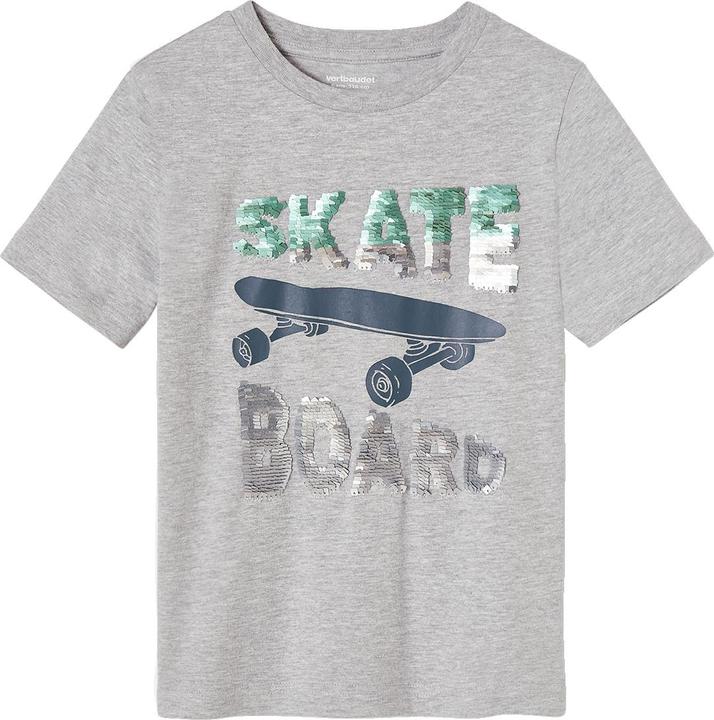 Actual product image Vertbaudet Jungen T-Shirt mit Wendepailletten (86)