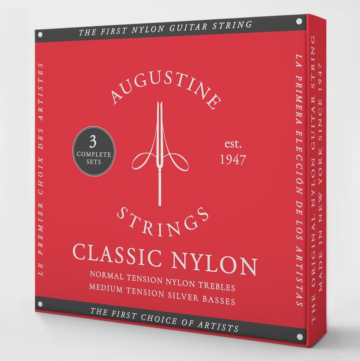 Actual product image Augustine Classic/Red | Normal/Medium, 3-Pack Box (6 x, 0.04")