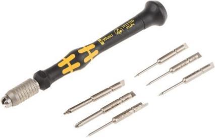 Produktbild Wera Kraftform Kompakt Micro-Set ESD/20 (Phillipps-Kreuzschlitz (PH), Schlitzschrauben, TX, TX Plus)