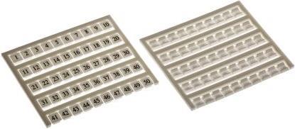 Actual product image RS PRO Marking Tags, 1-50, 2 cards (Various)