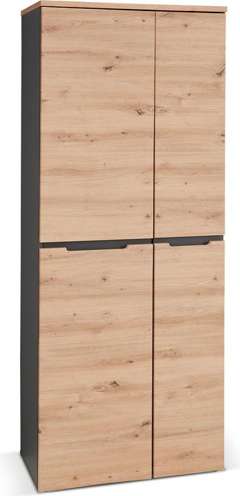 Graphite coloured, Top shelf Artisan oak reproduction