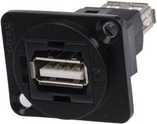 Produktbild RS PRO FT BLK METAL USB 2.0 A-A CSK XLR