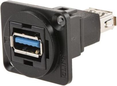 Produktbild RS PRO FT BLK METAL USB 3.0 A-A CSK XLR