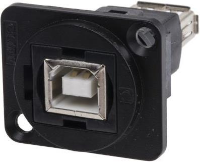 Produktbild RS PRO FT BLK METAL USB 2.0 B-A CSK XLR