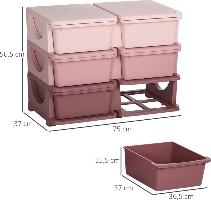 Actual product image Homcom Toy organiser