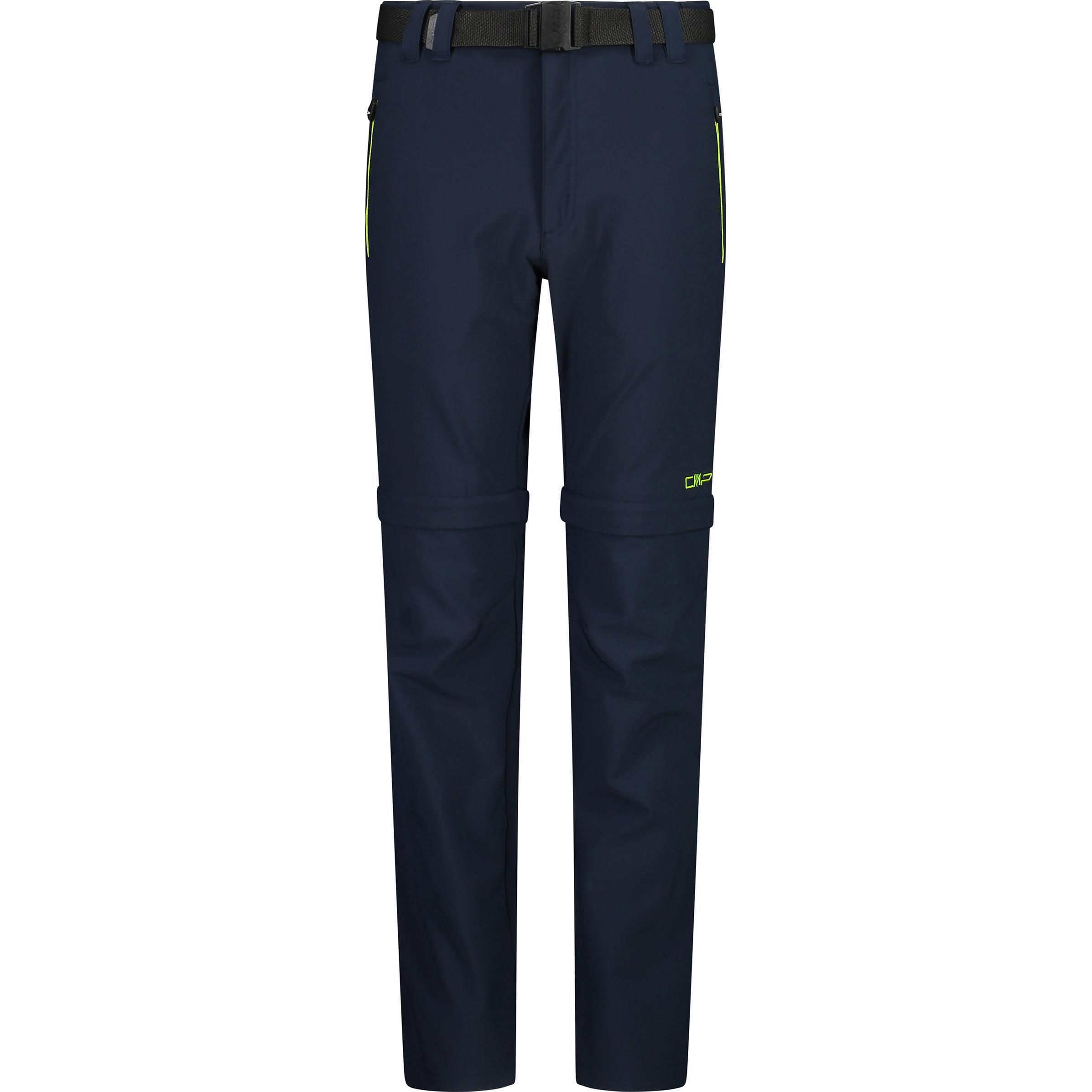 CMP Campagnolo, Herren, Outdoorhose, Long Zip Off Stretch (116), Blau, 116