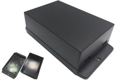 Produktbild RS PRO Flanged Utility Case, Black, 105x70x35mm (Gehäuse)